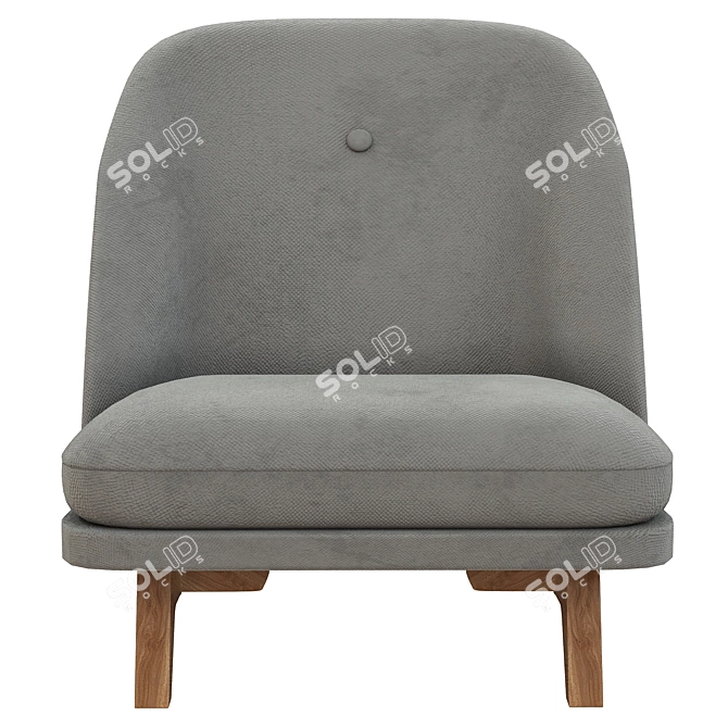 Elegant Georgia Chair: Stylish & Comfortable 3D model image 4