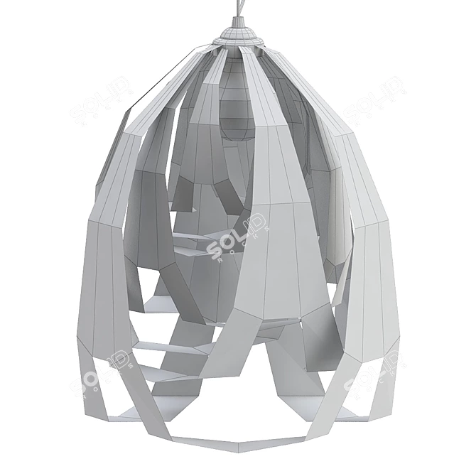 Minimalist Goccia Pendant 3D model image 2