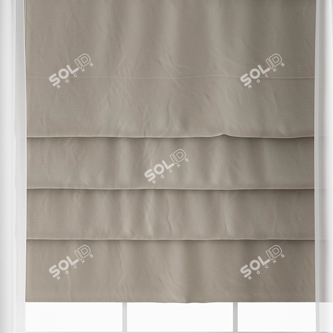 Polygonal Curtain Model 3D model image 5