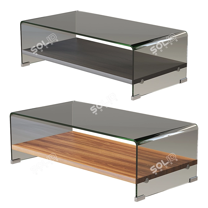 Elegant Sonama Coffee Table 3D model image 1