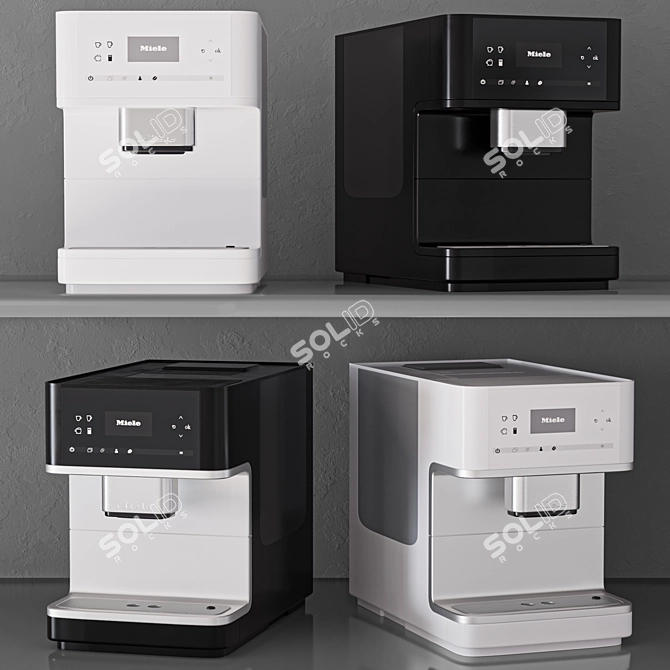 Miele Coffee Machine: Versatile and Stylish 3D model image 2