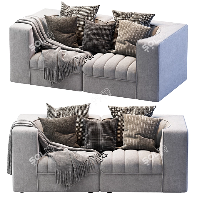 ARFLEX 9000 Sofa: Contemporary Comfort for Modern Living 3D model image 1
