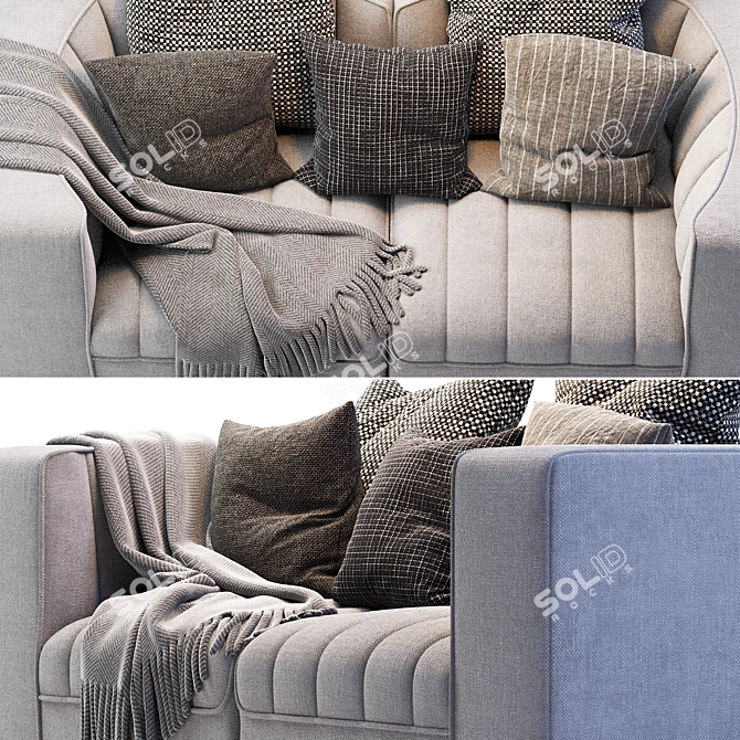 ARFLEX 9000 Sofa: Contemporary Comfort for Modern Living 3D model image 4