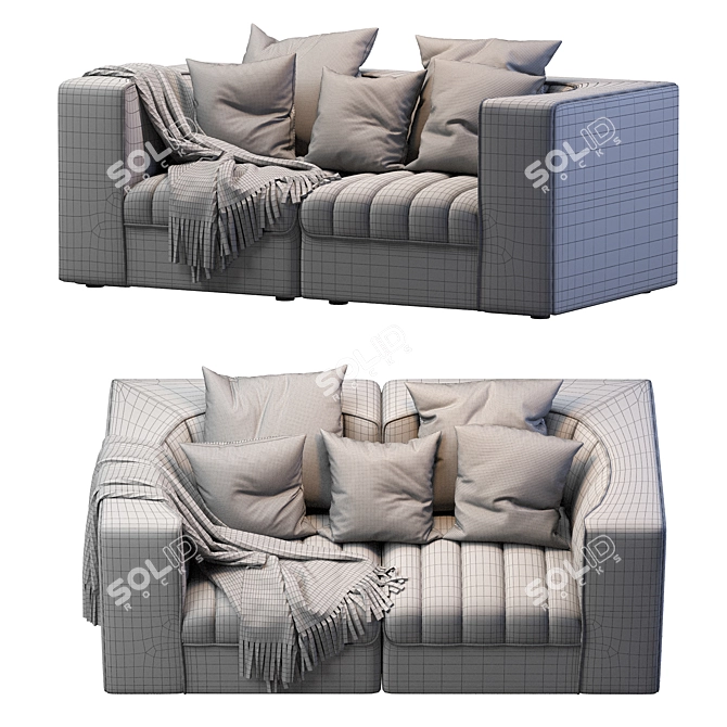 ARFLEX 9000 Sofa: Contemporary Comfort for Modern Living 3D model image 7