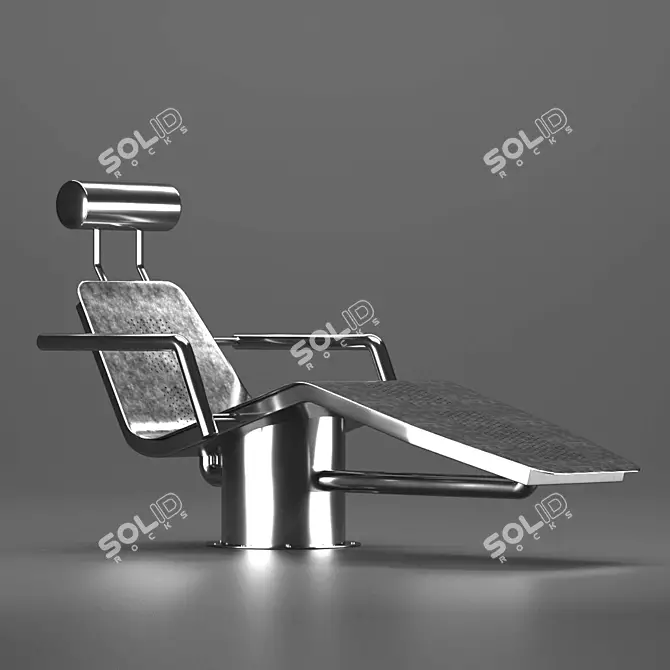 Hydromassage Lounger for Pool & Spa 3D model image 2