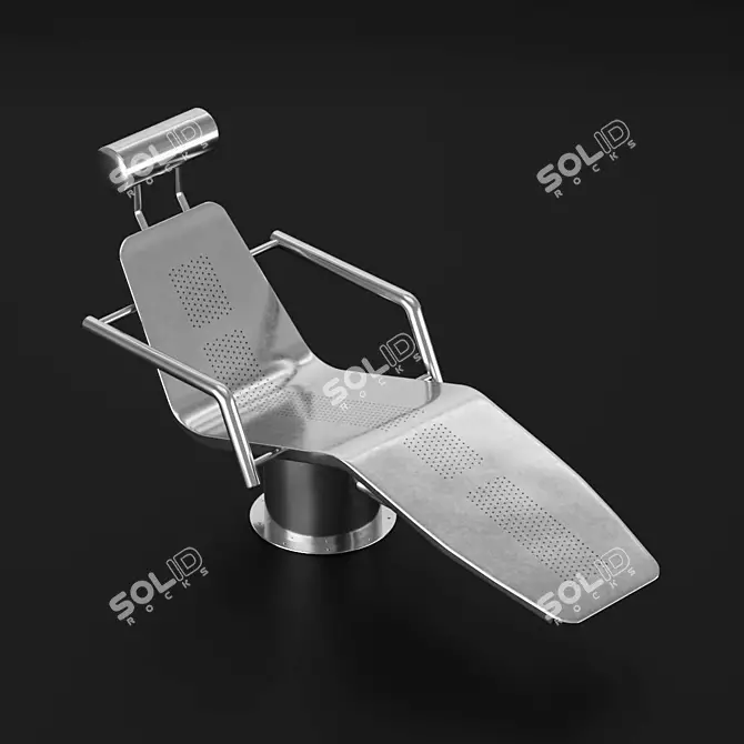 Hydromassage Lounger for Pool & Spa 3D model image 4