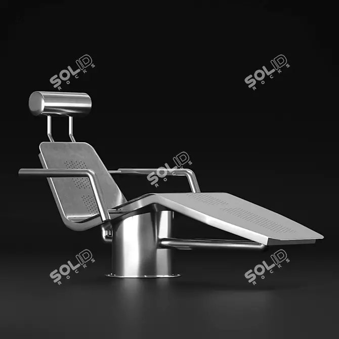 Hydromassage Lounger for Pool & Spa 3D model image 5