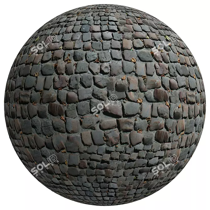 Seamless 4K FB67 Floor Stone 3D model image 2