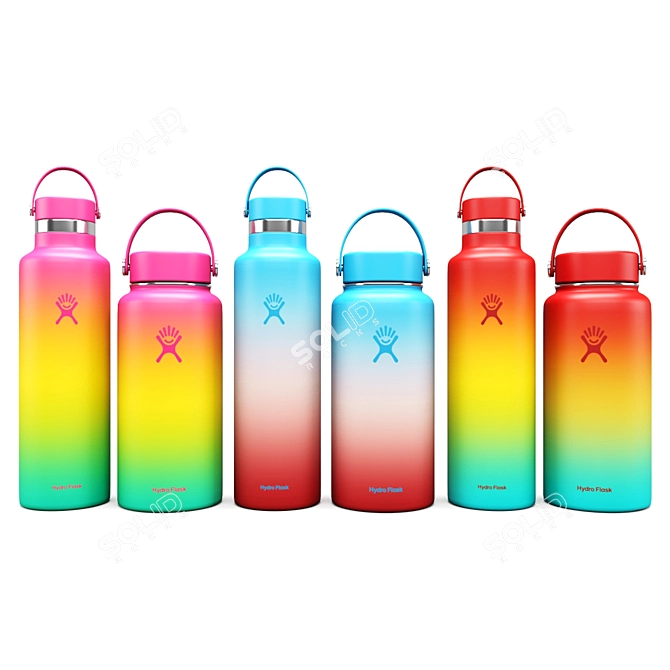 Chillwave Shaved Ice Hydro Flask 3D model image 1