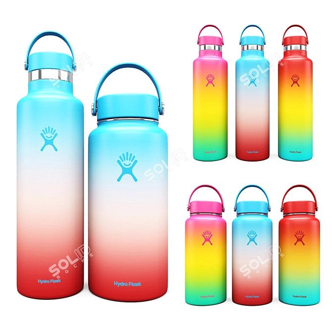 Chillwave Shaved Ice Hydro Flask 3D model image 5