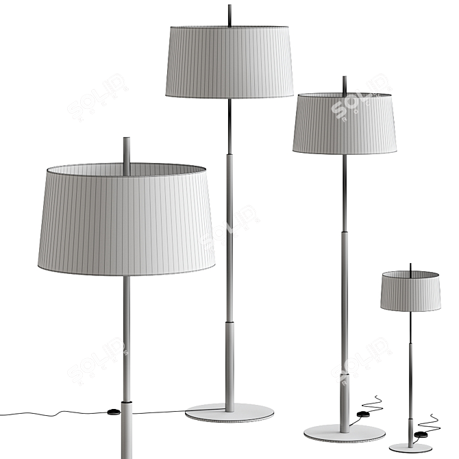 Diana Mayor Floor Lamp: Stylish Illumination 3D model image 2