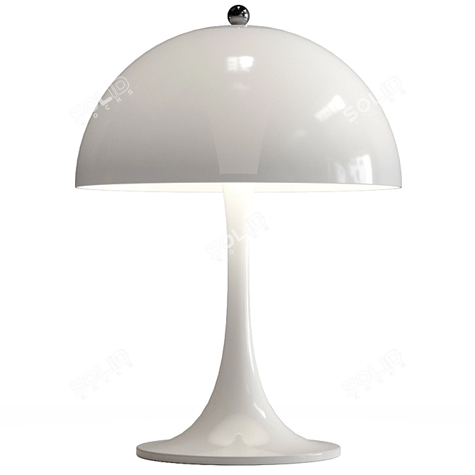 Panthella Portable Table Lamp by Louis Poulsen 3D model image 3