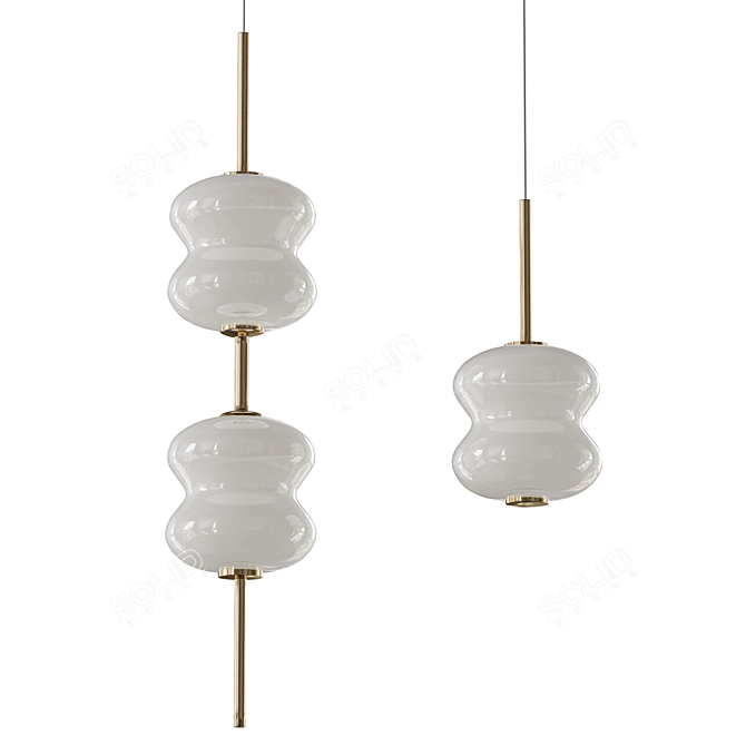 Minimalist Designer Lamp: Alda 3D model image 1