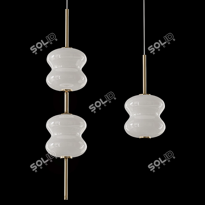 Minimalist Designer Lamp: Alda 3D model image 2
