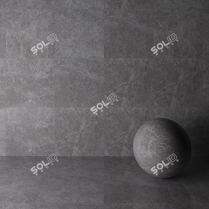 Baltic Gray 80x80 - HD Textured Wall & Floor Tiles 3D model image 3