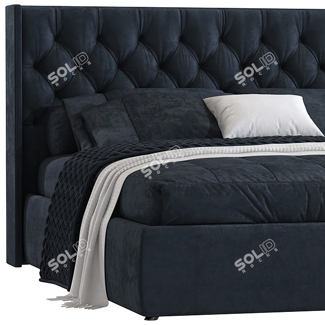 Luxurious Meridian Beds 3D model image 2