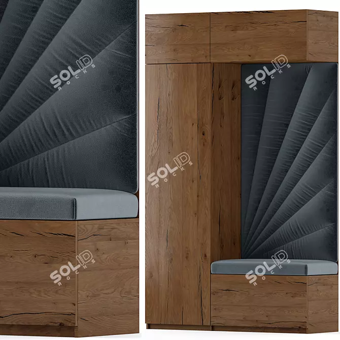 6-Tier Spacious Hallway Organizer 3D model image 1