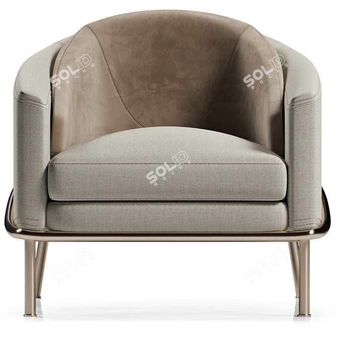 Sleek Bobby Landham Armchair 3D model image 3
