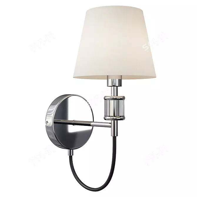 Modern Martina Sconce: Elegant Lighting Solution 3D model image 1