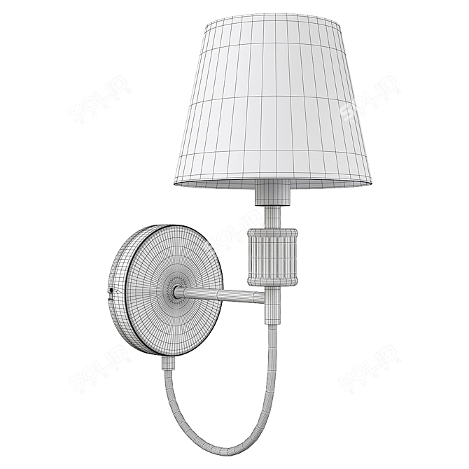 Modern Martina Sconce: Elegant Lighting Solution 3D model image 2