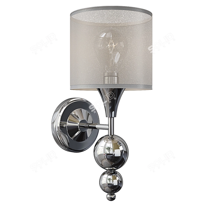 Elegant Freya Lauren Sconce 3D model image 1