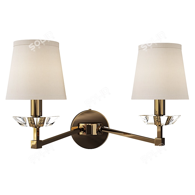 Elegant Maytoni Beira Sconce 3D model image 1