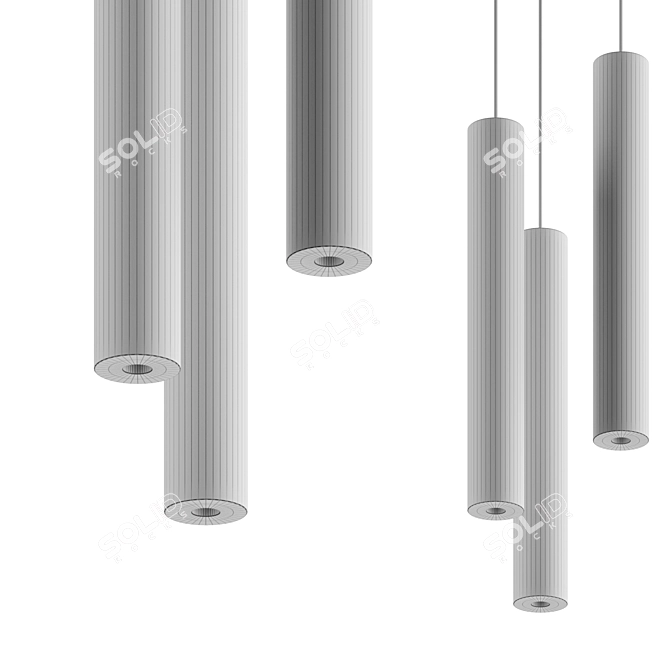 Sleek and Stylish: Linea Light GIOTTO P Pendant 3D model image 2