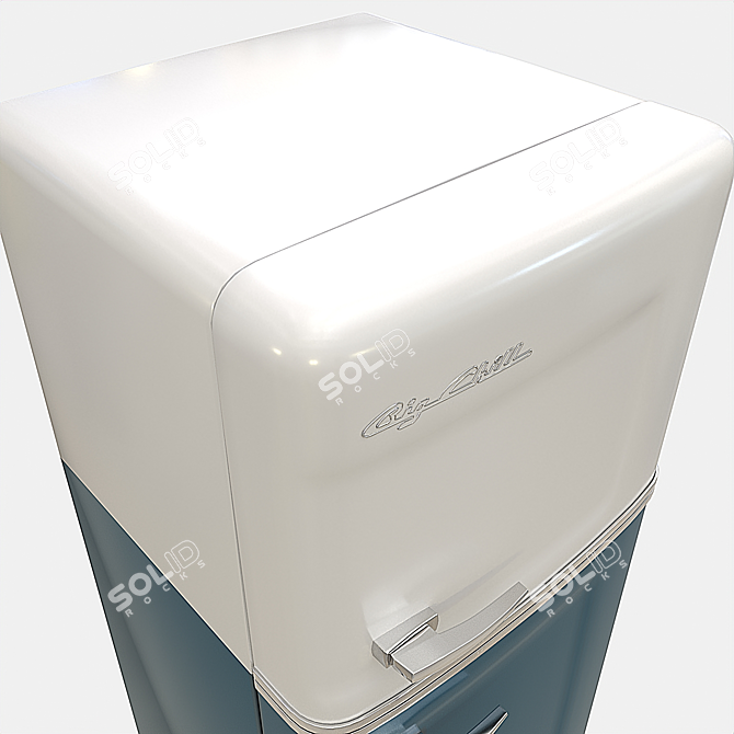 Retro Fridge: Timeless Elegance for Every Home 3D model image 6