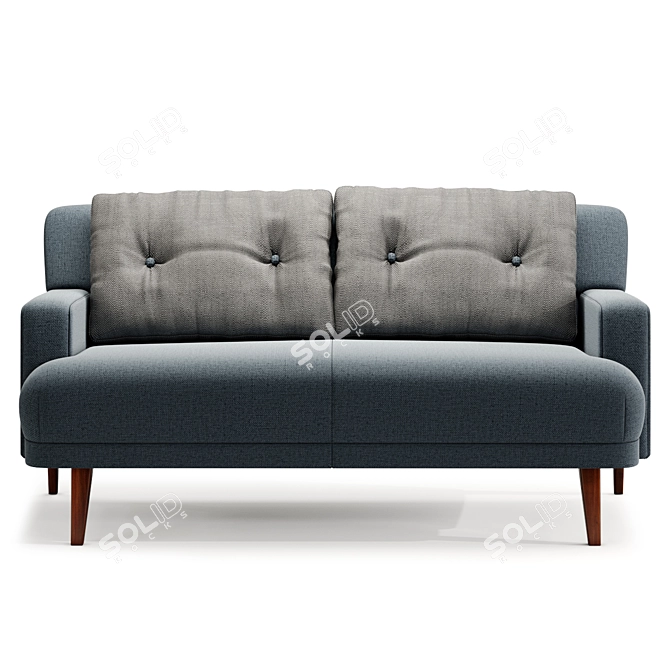 Morgan Brompton Sofa: Elegant Comfort 3D model image 2