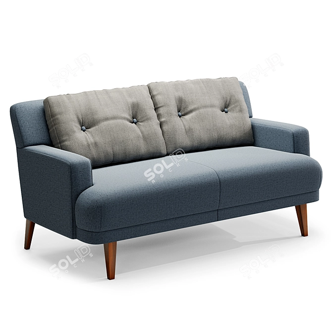 Morgan Brompton Sofa: Elegant Comfort 3D model image 3