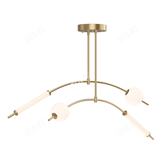 Lampatron LIVIA 6: Elegant LED Pendant Lamp 3D model image 2
