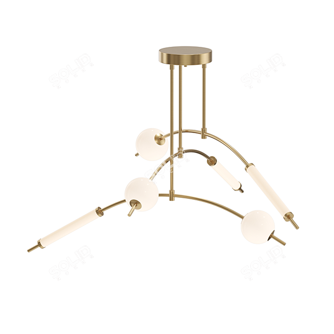 Lampatron LIVIA 6: Elegant LED Pendant Lamp 3D model image 5