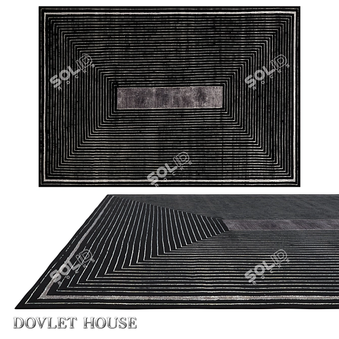 Silk & Wool Carpet by DOVLET HOUSE 3D model image 1