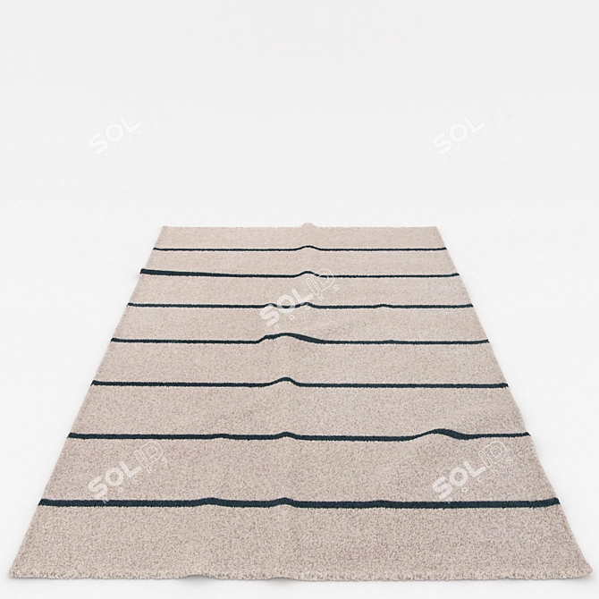 Versatile Rug Set: 6 Options for Close-Ups and Distanced Shots 3D model image 6