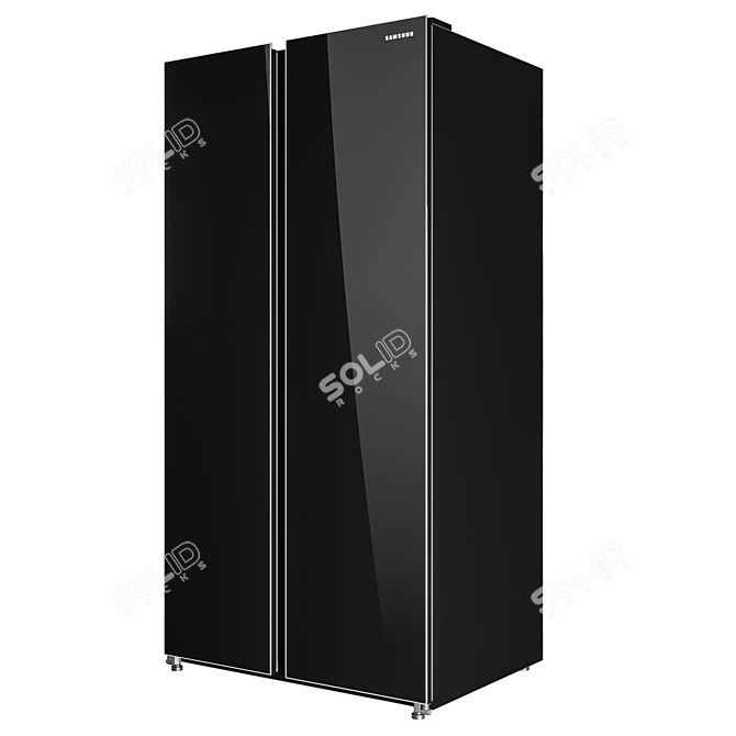 Samsung Refrigerators: Stylish & Spacious 3D model image 2