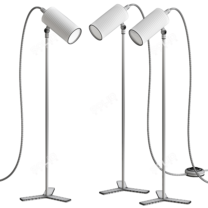 Bright Special Lighting S Vectis Table Lamp 3D model image 2