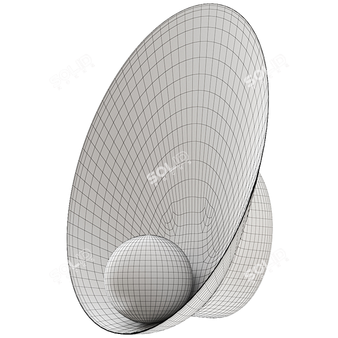 Sleek Musa Wall Light: Versatile, Stylish, Illuminating 3D model image 4