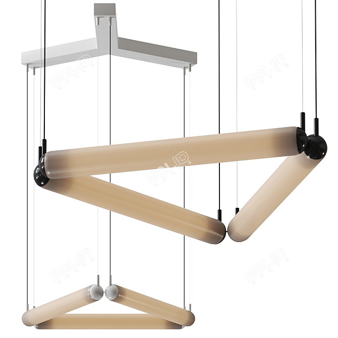 Elegant Brokis Pendant Lamp 3D model image 1