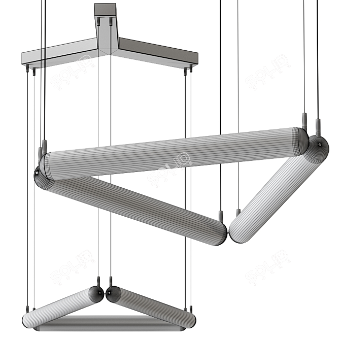 Elegant Brokis Pendant Lamp 3D model image 2