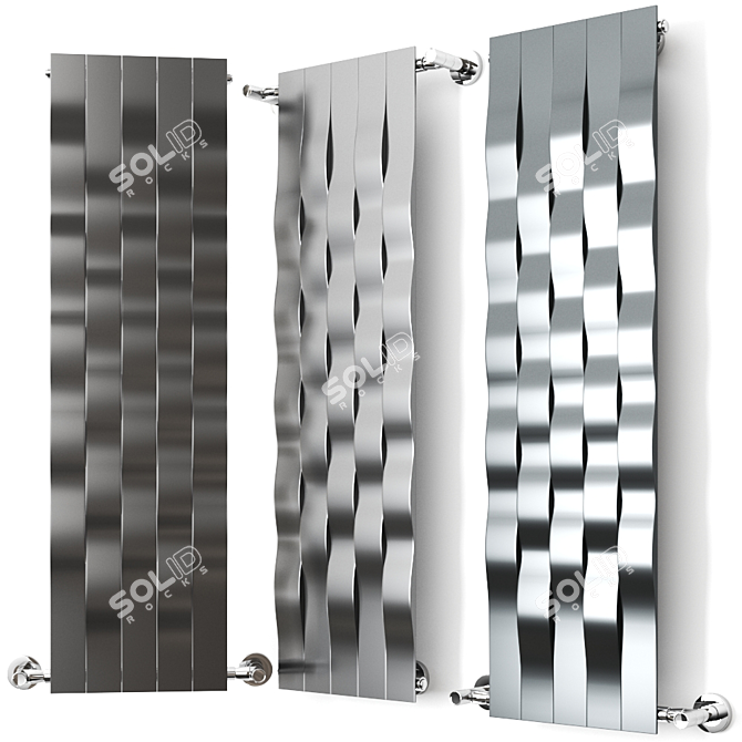 River Panel Radiator - Sleek and Stylish Heating Solution 3D model image 1