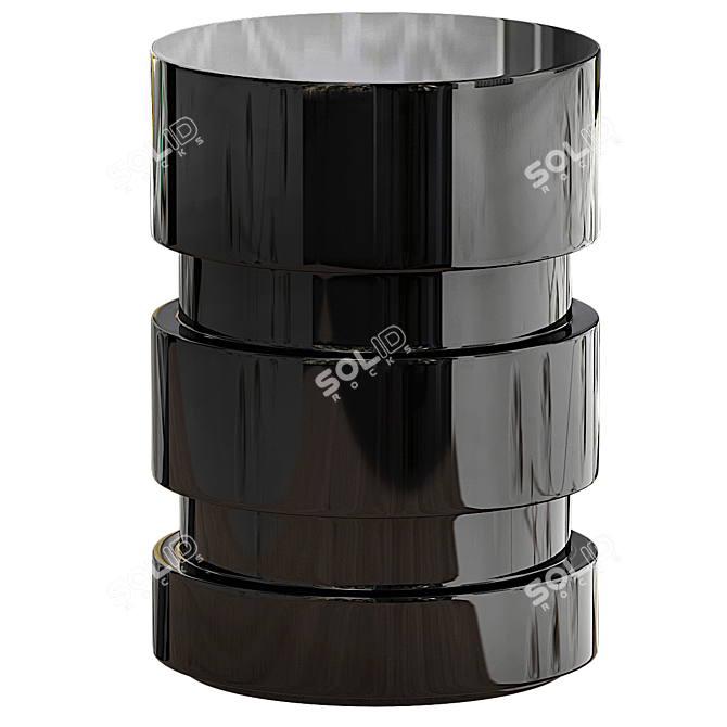 Minimalist Elemental Drink Table 3D model image 1