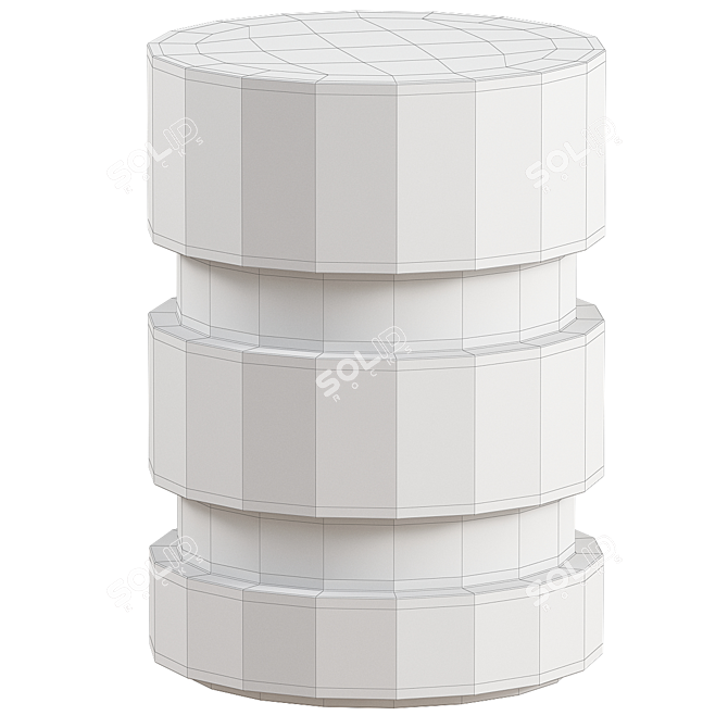 Minimalist Elemental Drink Table 3D model image 2