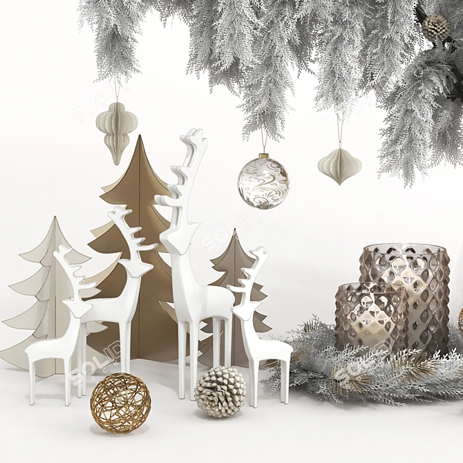  Festive Delights Decor Set 3D model image 2