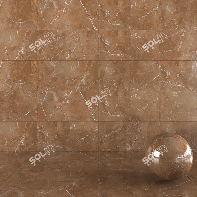 Pulpis Tabac: HD Wall & Floor Tiles 3D model image 1