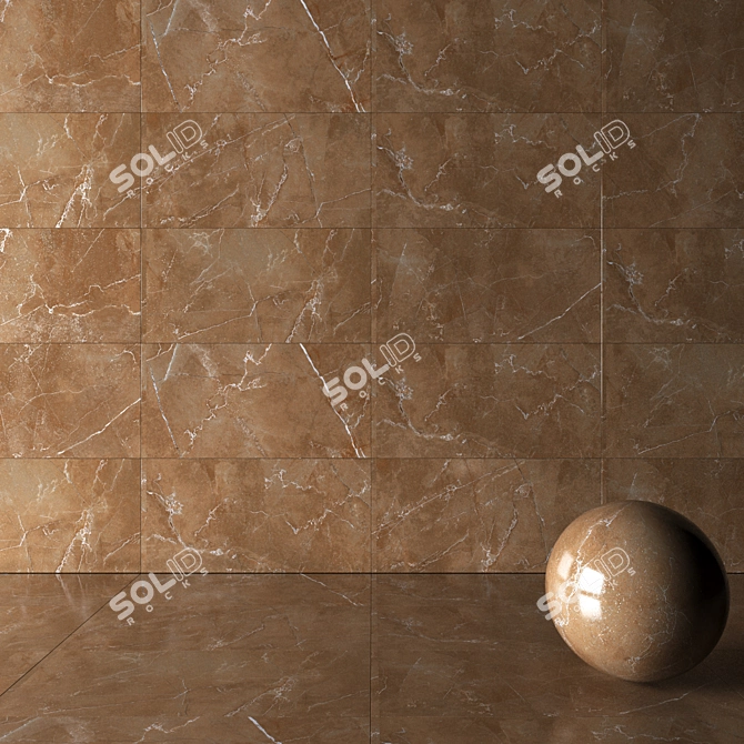 Pulpis Tabac: HD Wall & Floor Tiles 3D model image 3