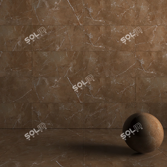 Pulpis Tabac: HD Wall & Floor Tiles 3D model image 4