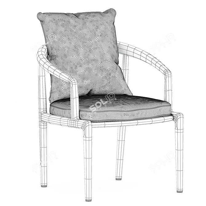 Boundless Living Outdoor: Secret Garden Chair 3D model image 5