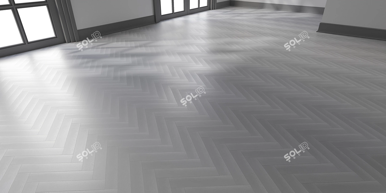 Seamless Wood Parquet: Diesel Living | 2 Styles | 4K 3D model image 3