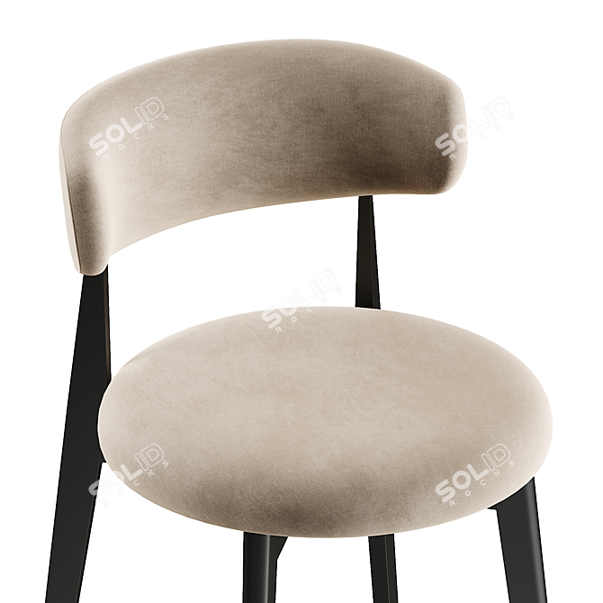 Elegant Calligaris Talks Chair 3D model image 4
