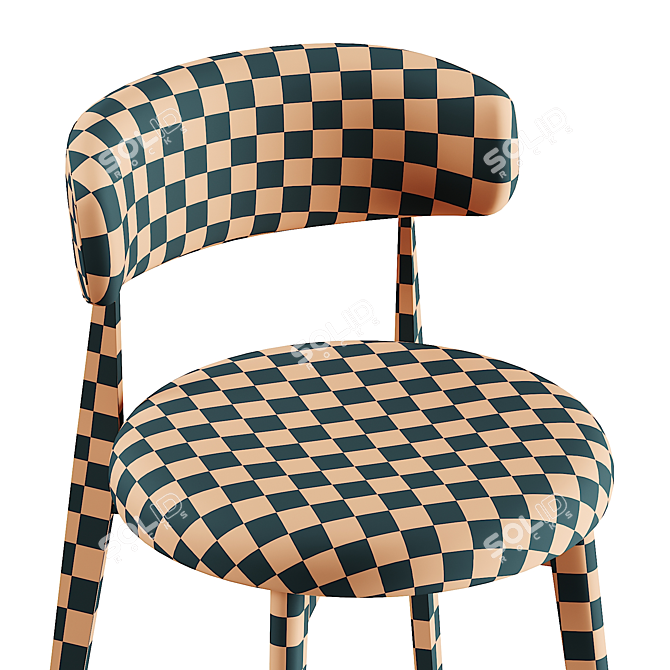 Elegant Calligaris Talks Chair 3D model image 5
